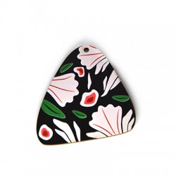 Pendentif en bois Triangle Irrégulier 54 x 52 mm