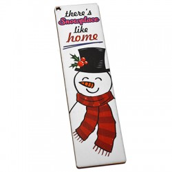 Marque-Page en bois Bonhomme de Neige 40 x 150 mm