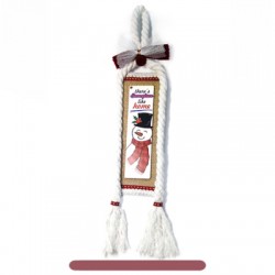 Marque-Page en bois Bonhomme de Neige 40 x 150 mm