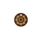 Charm di Legno Tondo 18mm con Disegni dipinti