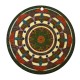 Pendentif rond en bois 50 mm