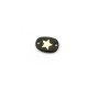 Wooden Connector with Star 17x10mm