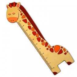 Règle en bois Girafe 43 x 149 mm