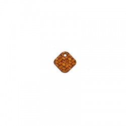 Breloque en bois en Forme de Losange 13 x 12 mm