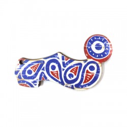 Ciondolo in Legno Scarpa Rustica 70X35 mm