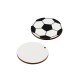 Pendentif en bois Football 50 mm