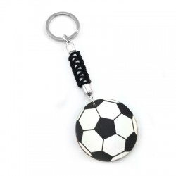 Wooden Pendant Football 50mm