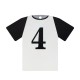 Pendentif en bois en Forme de Maillot de Football « 4 » 66 x 54 mm
