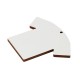 Wooden Pendant Football Shirt "4" 66x54mm
