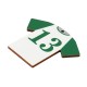 Ciondolo di Legno Maglia da Calcio "13" 66x54mm