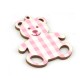 Wooden Pendant Bear 45x59mm