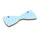 Wooden Pendant Knot Bow 80x32mm