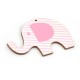 Wooden Pendant Elephant 84x55mm