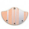 Or rose/Argent
