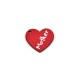 Wooden Charm Heart "Mother" 25x20mm