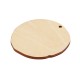Pendentif en bois « Δάσκαλος » en Forme de Tronc D'Arbre Ovale 49 x 50 mm