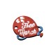 Connettore in Legno Palloncino Free March 17X22 mm