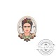Connecteur Ovale en bois Frida Kahlo 15 x 20 mm