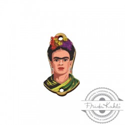 Connecteur en bois Frida Kahlo 14 x 25 mm