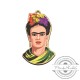 Pendentif en bois Frida Kahlo 27 x 45 mm