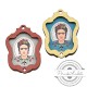 Cadre Pendentif en bois Frida Kahlo 25 x 35 mm