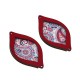 Ciondolo in Legno Motivo Cachemire Cornice 32x55mm (2pz/Set)