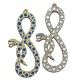 Wooden Pendant Bow Snake 27x59mm