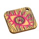 Pendentif en bois Losange avec œil Maléfique 34 mm