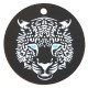 Pendente in Legno Rotondo Leopardo 32mm