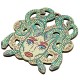 Wooden Pendant Medusa 55x60mm