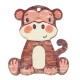 Pendentif en bois Singe 38 x 45 mm