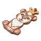 Wooden Pendant Lion King 36x58mm