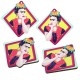 Orecchini di Legno Frida Kahlo 49x51mm (Set 2pz)
