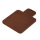Ciondolo Quadrato in Legno con Fiore e Foglia 38X52 mm