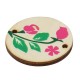 Conector de Madera Flor Redondo 24mm