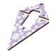 Ciondolo in Legno a Forma di Rombo 38X45 mm + 36X18 mm (2 Pezzi/Set)
