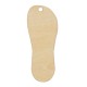 Wooden Pendant Flip Flop “Time To Relax” with Evil Eye 20x50mm