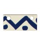 Wooden Charm Rectangular with Lines & 2 Holes 10x20mm