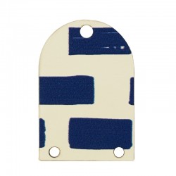 Pendentif Géométrique Irrégulier en bois avec 3 Trous 20 x 30 mm