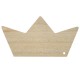 Bateau Décoratif en bois avec œil Maléfique 160 x 84 mm