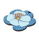 Ciondolo in Legno a Forma di Fiore 40 mm