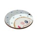 Wooden Pendant Round with Moon & Face 45mm