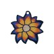 Pendentif en bois Fleur 44 mm