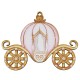 Ciondolo in Legno Carrozza 80X59 mm