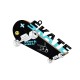 Pendentif en bois en Forme de Skateboard « GOOD Vibes » 80 x 48 mm
