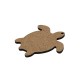 Pendentif en bois Tortue de mer avec œil Maléfique 55 x 51 mm