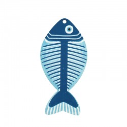 Pendentif en bois en Forme de Poisson 39 x 80 mm
