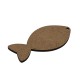 Wooden Pendant Fish 39x80mm