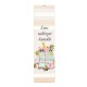Segnalibro in Legno Καλύτερη Δασκάλα con Libri e Rose 40X150 mm