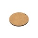 Wooden Pendant Round with Elephant & Leaves 50mm